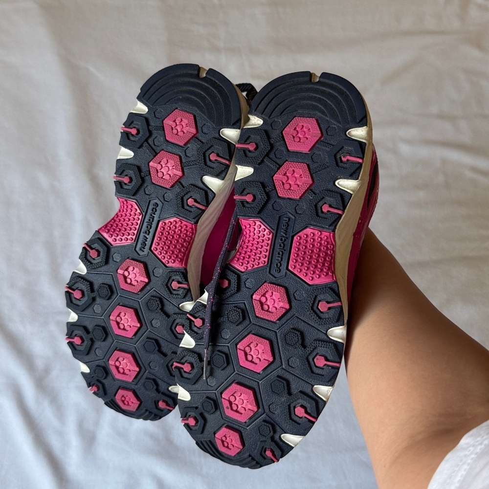 New Balance Pink and Navy Trail Running Sneakers - Picture 6 of 7